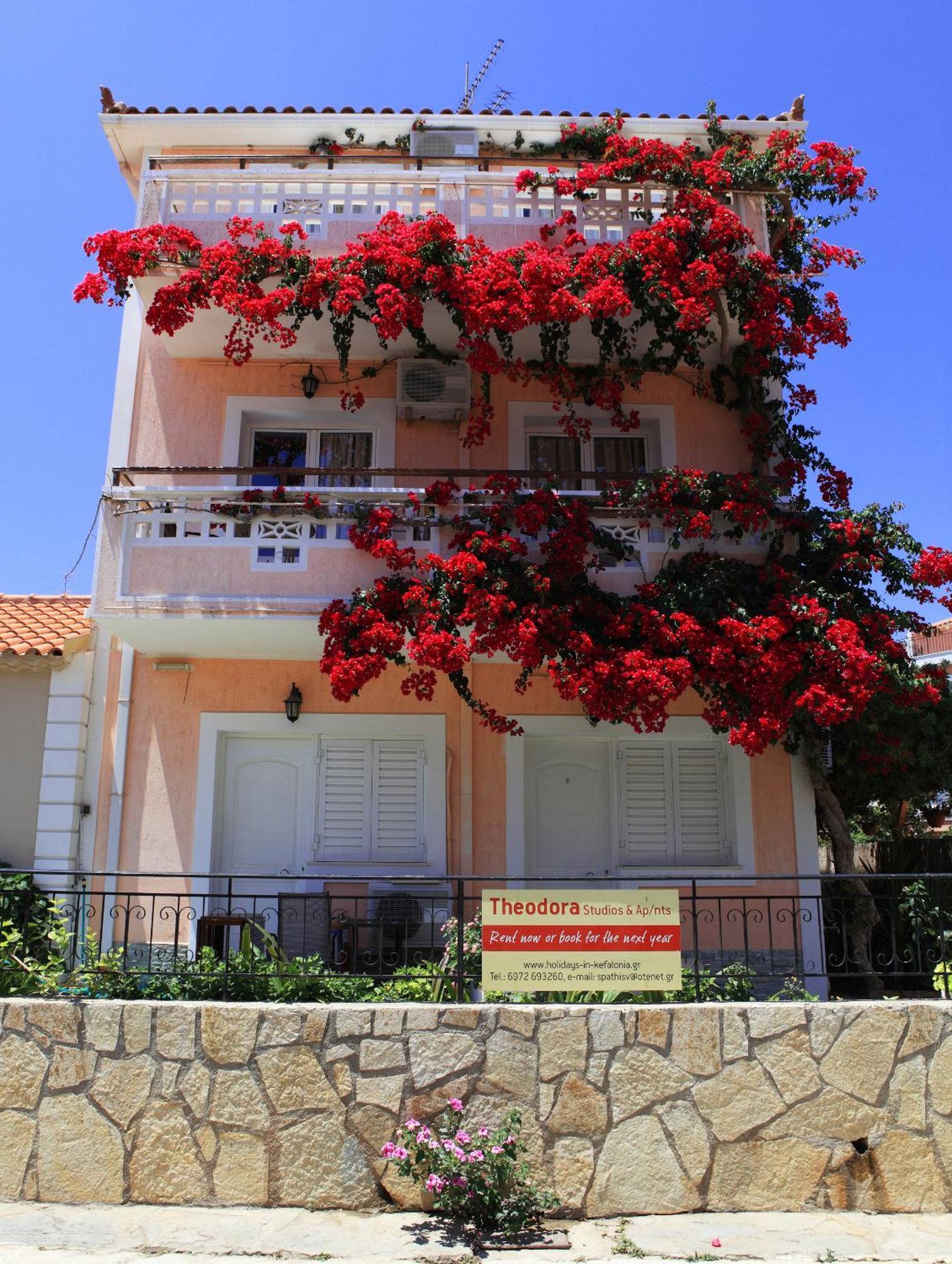 Theodora Studios & Apartments Skala  Exterior foto